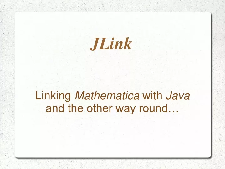 jlink