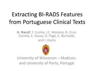 Extracting BI-RADS Features from Portuguese Clinical Texts