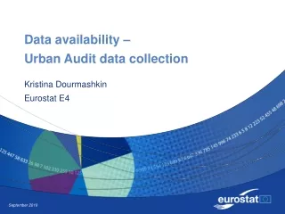 Data availability –  Urban Audit data collection