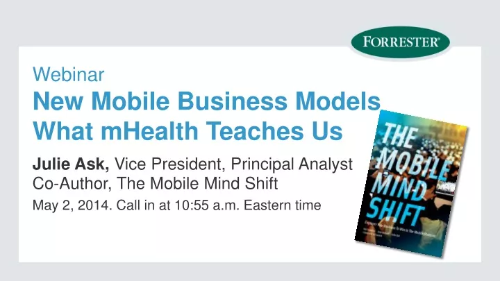webinar new mobile business models what mhealth teaches us