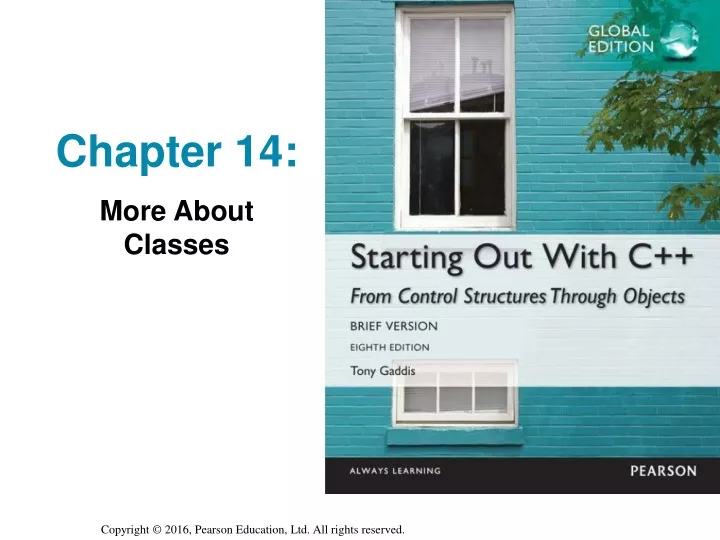 chapter 14 more about classes