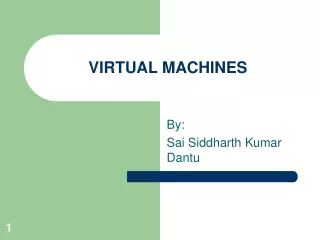 VIRTUAL MACHINES