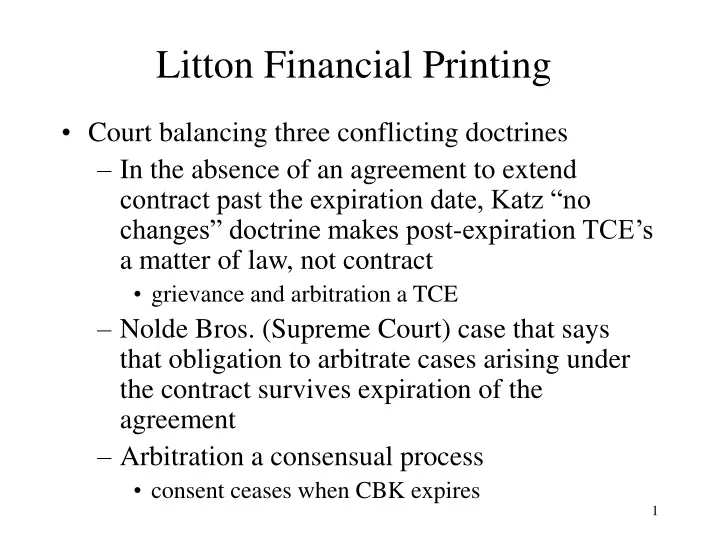 litton financial printing