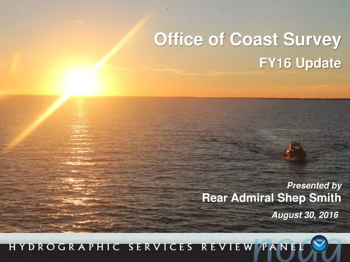 office of coast survey fy16 update