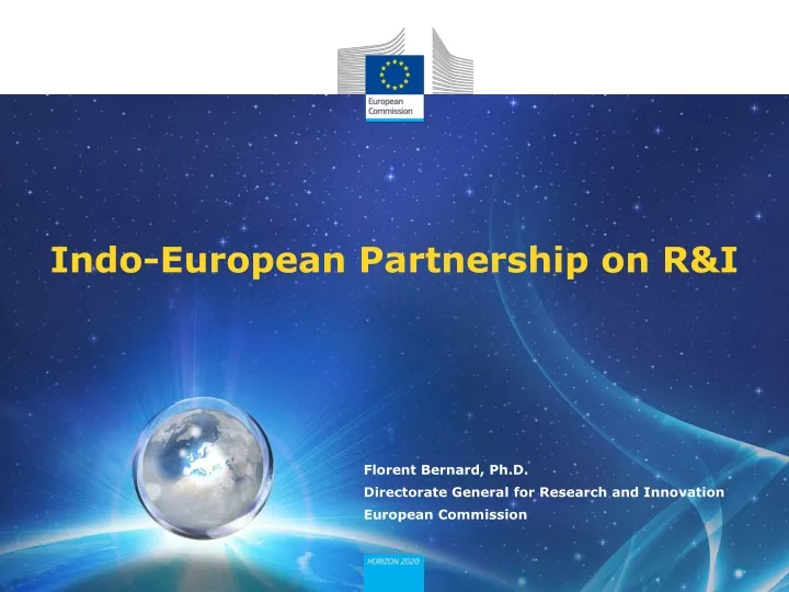 indo european partnership on r i