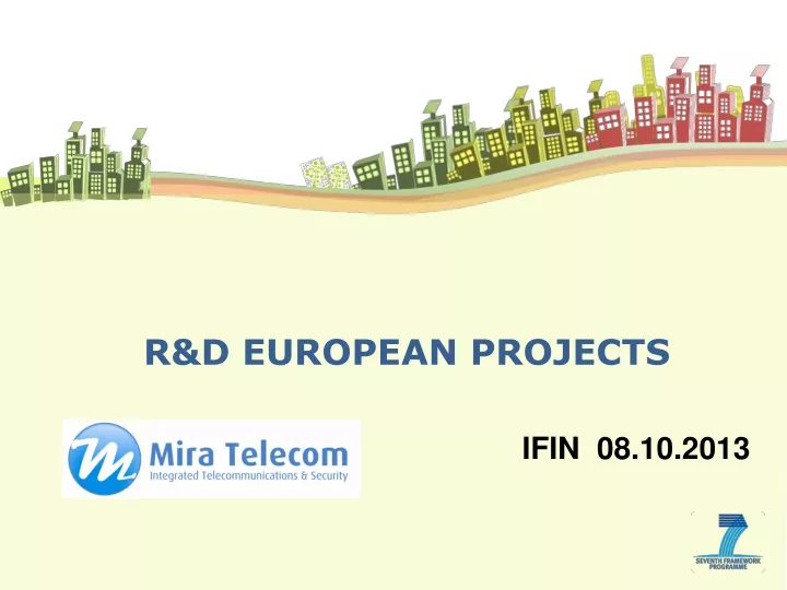 r d european projects