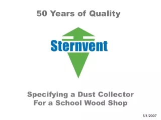 Specifying a Dust Collector For a School Wood Shop