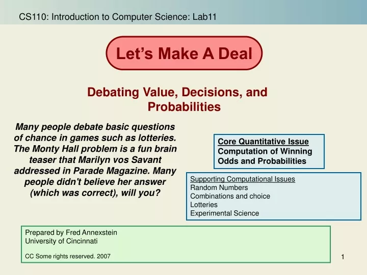 cs110 introduction to computer science lab11