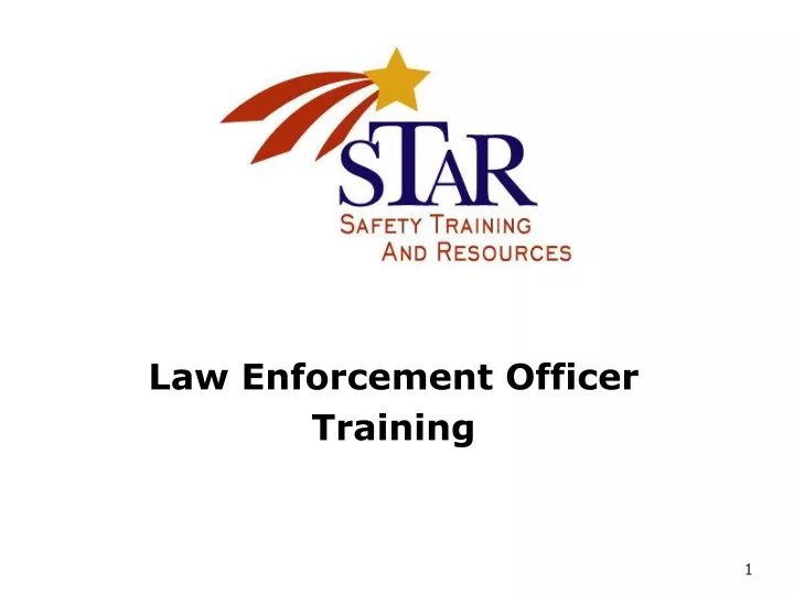 law enforcement officer training