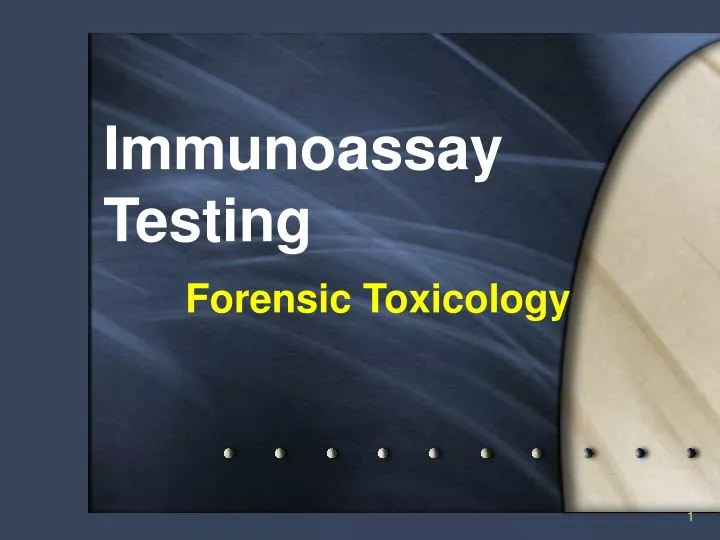 immunoassay testing