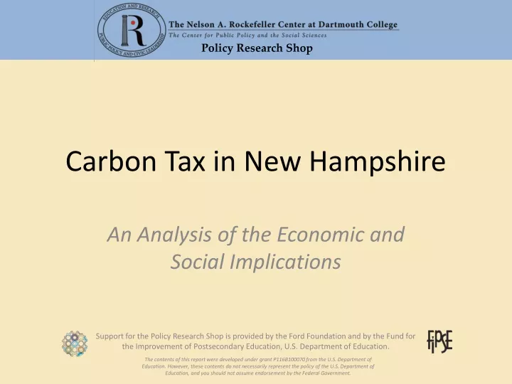 carbon tax in new hampshire