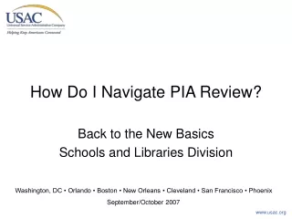 How Do I Navigate PIA Review?