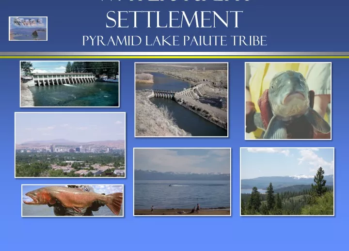 water right settlement pyramid lake paiute tribe
