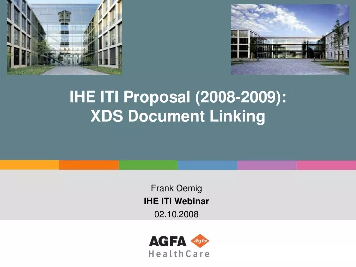 ihe iti proposal 2008 2009 xds document linking