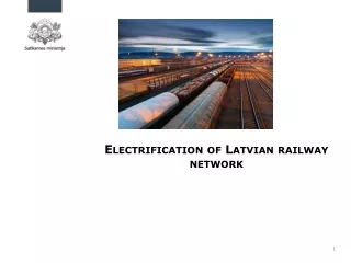 Electrification of Latvian railway network