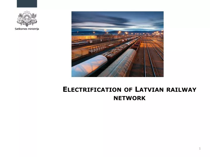 electrification of latvian railway network