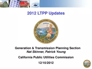 2012 LTPP Updates