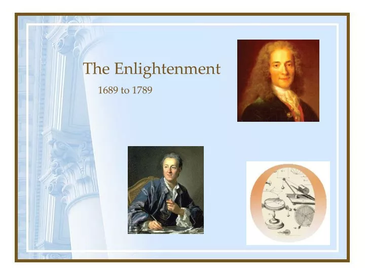 the enlightenment