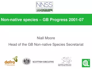 Non-native species – GB Progress 2001-07