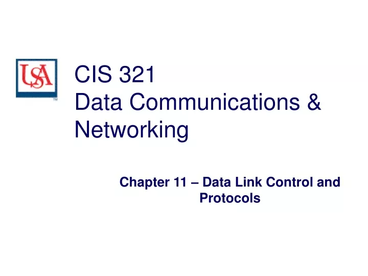 chapter 11 data link control and protocols