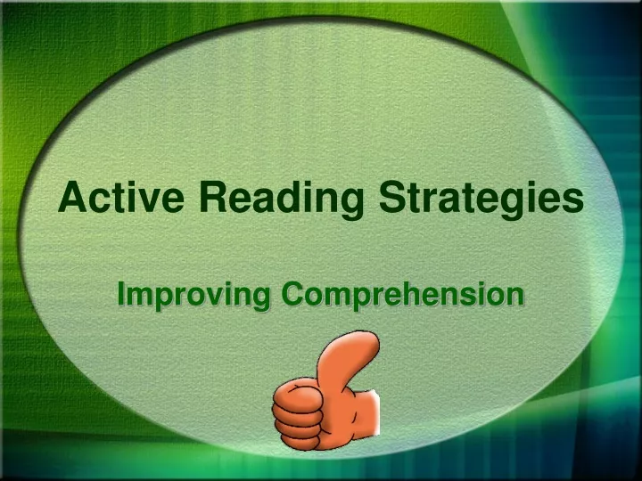 active reading strategies