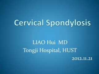 Cervical  Spondylosis