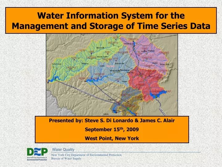 water information system for the management