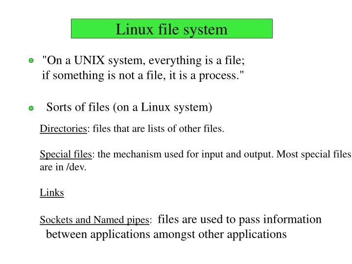 linux file system