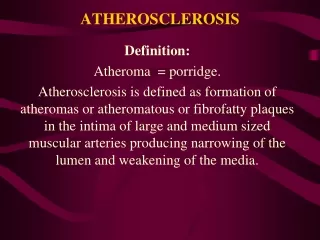 ATHEROSCLEROSIS