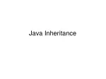 presentation on inheritance in java