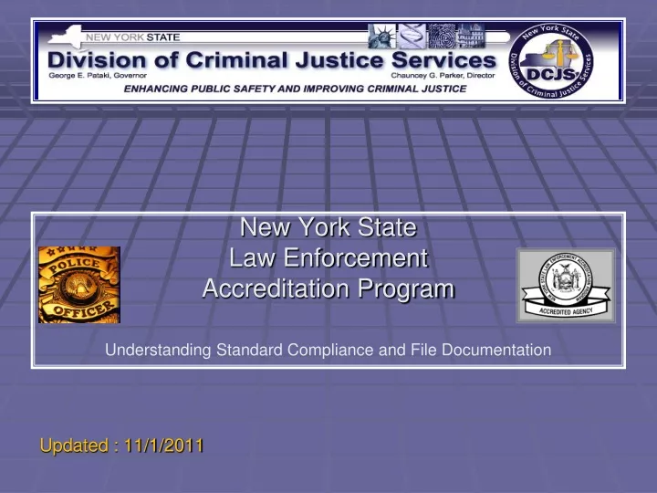 new york state law enforcement accreditation