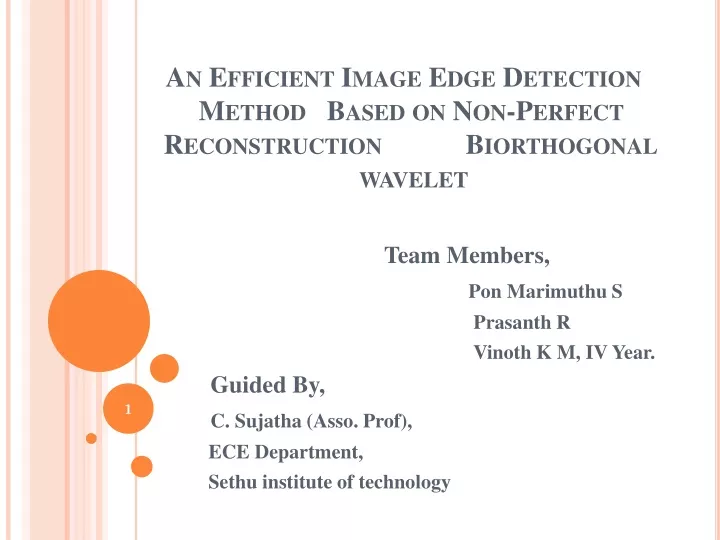 an efficient image edge detection method based