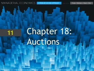 Chapter 18: Auctions
