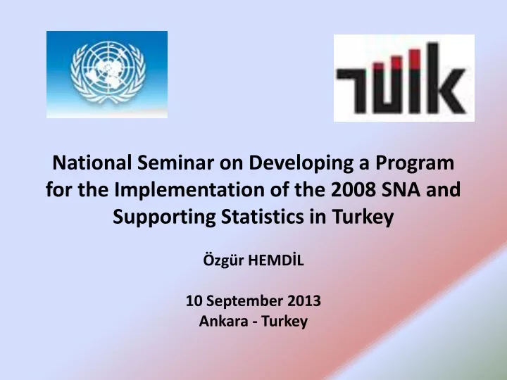 national seminar on developing a program