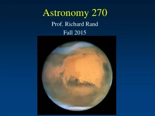 Astronomy 270