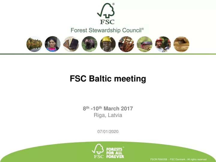 fsc baltic meeting