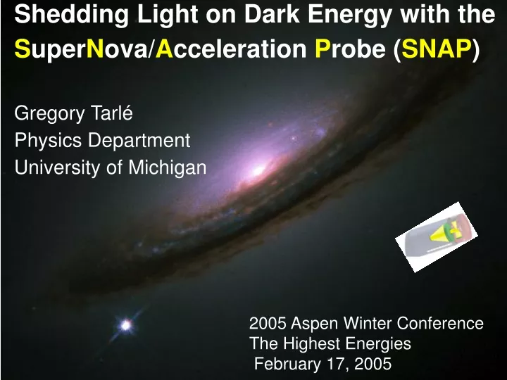 shedding light on dark energy with the s uper