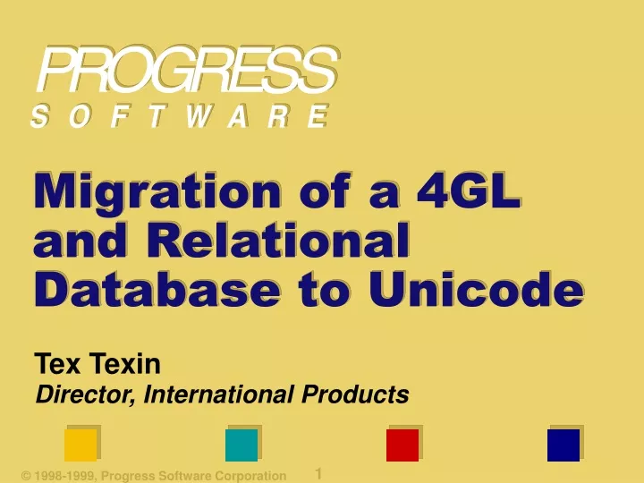 migration of a 4gl and relational database