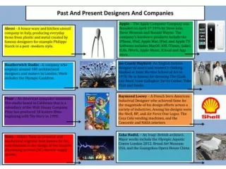 Knowledge Organiser – DT 9-1