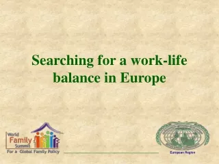 Searching for a work-life balance in Europe