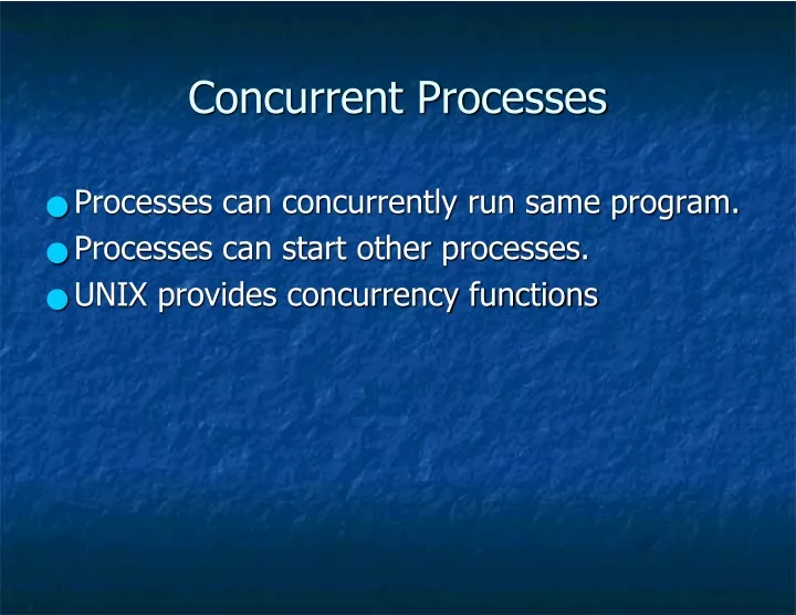 concurrent processes