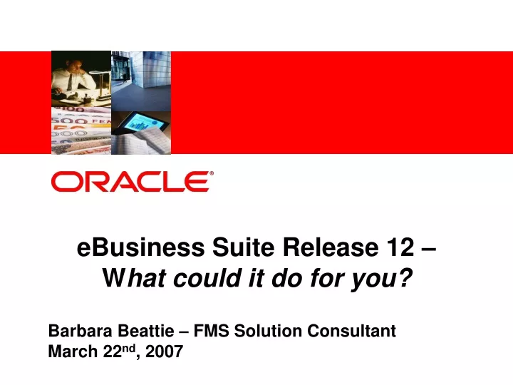 ebusiness suite release 12 w hat could it do for you