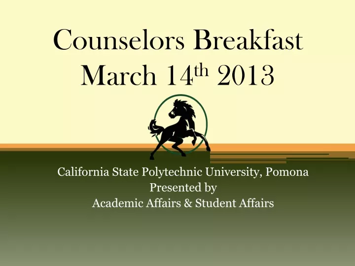 counselors breakfast march 14 th 2013