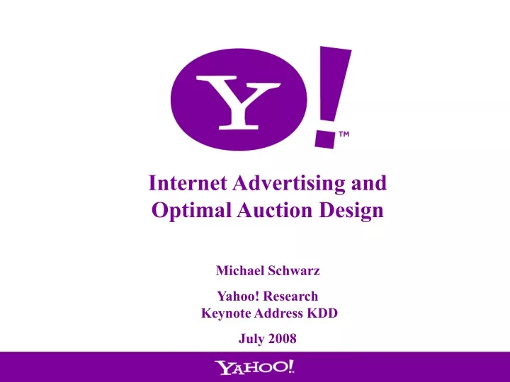 internet advertising and optimal auction design