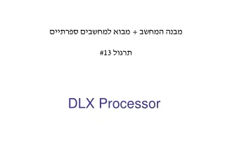 DLX Processor
