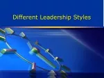 Leadership Styles and Effectiveness: Hershey & Blanchard's Perspective - slide 1