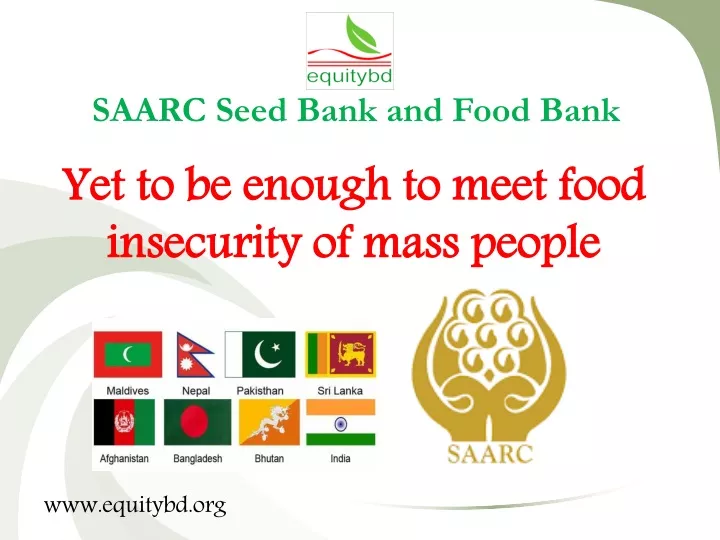 saarc seed bank and food bank