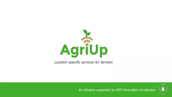 location specific services for farmers