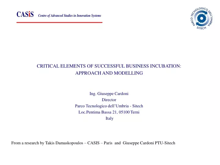 critical elements of successful business