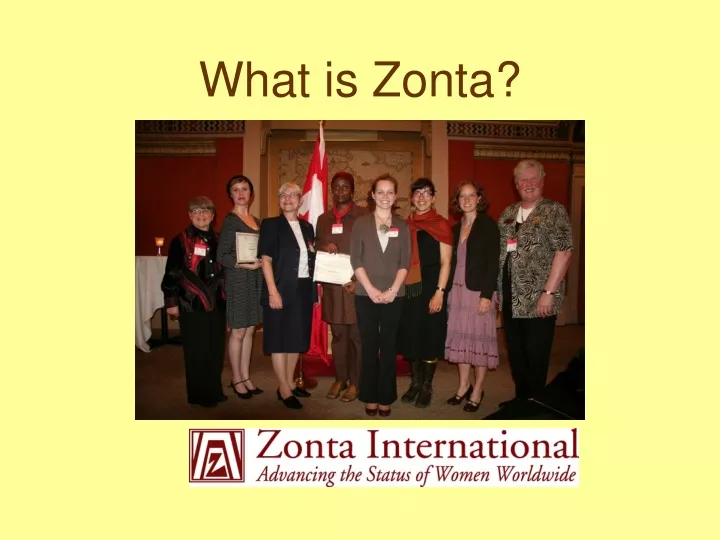 what is zonta